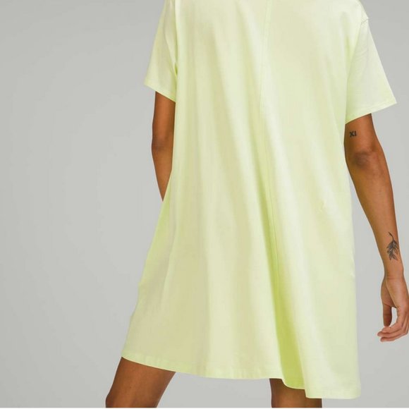 Lululemon All Yours Tee Dress Crispin Green - Picture 4 of 4